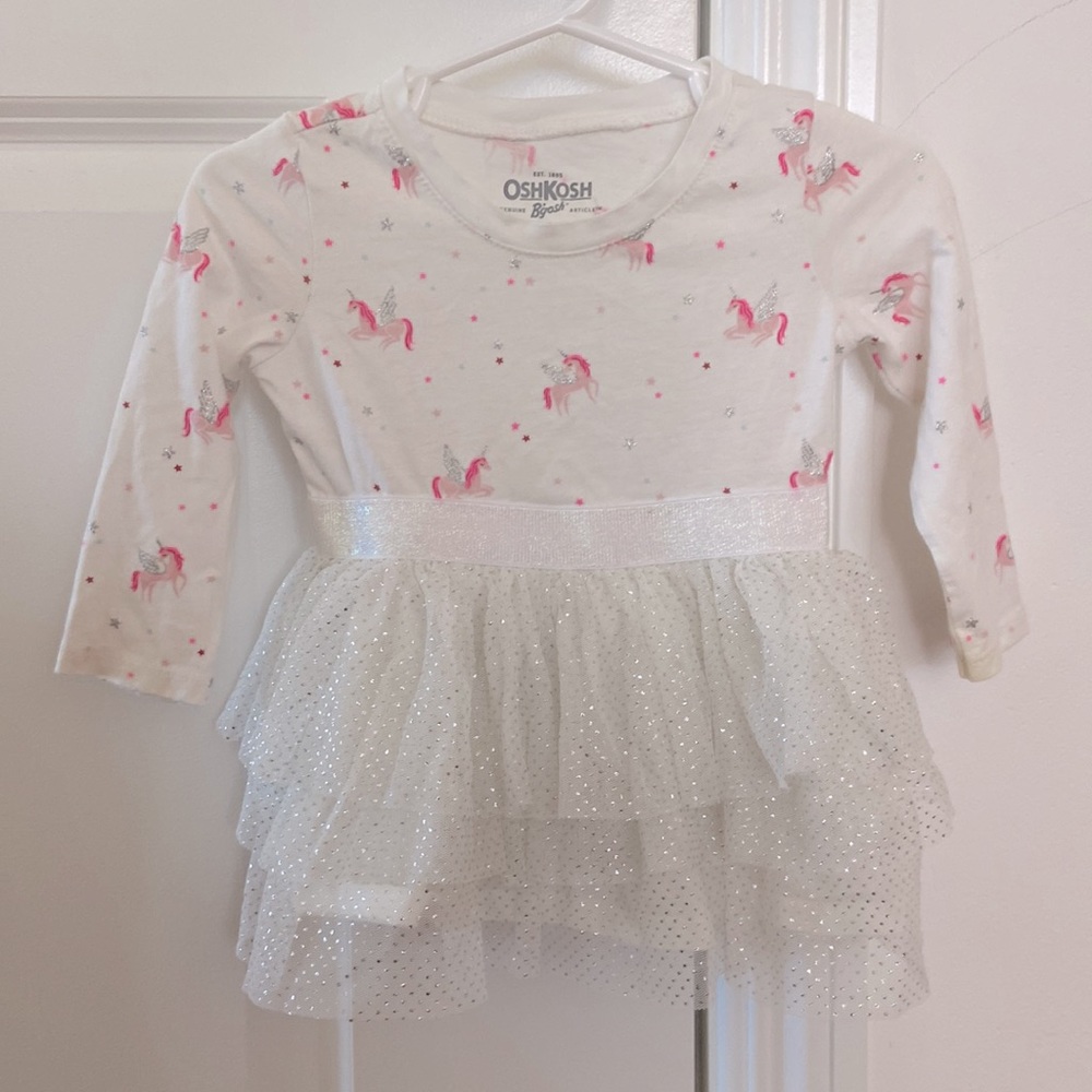 Osh kosh unicorn sparkle tutu  party dress!
